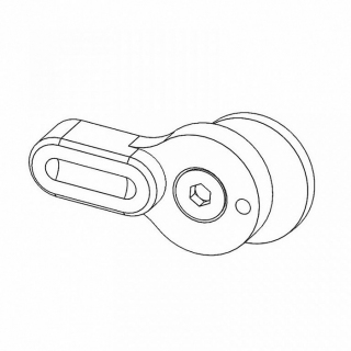 Переключатель режимов огня Retro Arms CNC для М4, тип B (S), красный