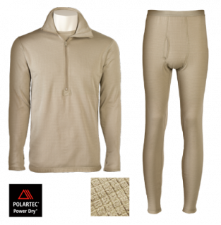 Термобелье армии США Level II ECWCS GEN III, Khaki