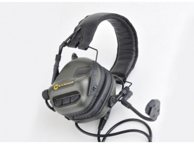 Реплика наушников EArmor M32 MOD1 Electronic Communication Hearing Protector, Foliage green, новые
