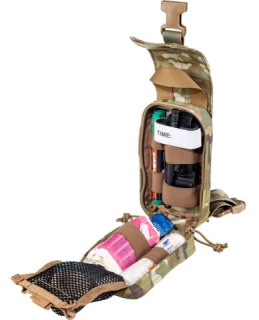 Подсумок Wartech UP-106 медицинский отрывной малый АИМ, чёрный