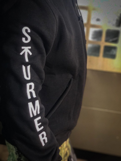 Толстовка Sturmer Old Team, вышивка, черная