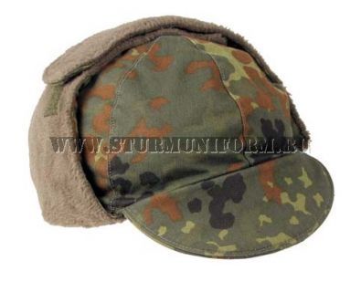 Кепи полевое зимнее Бундесвер BW Winter Cap, Flecktarn