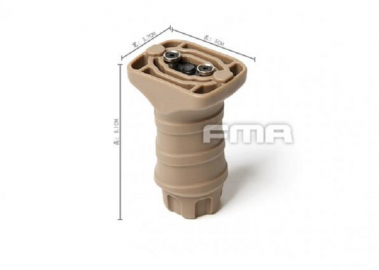 Рукоять перевода огня FMA Short Vertical Grip For KeyMod, Dark Earth