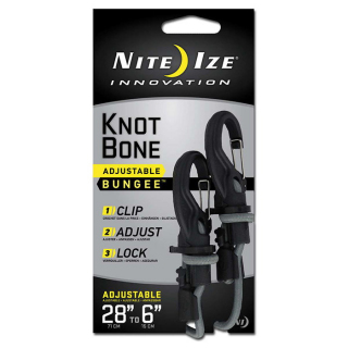 Крепеж регулируемый NiteIze KnotBone Adjustable Bungee #5, с веревкой