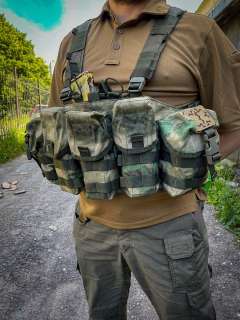 Жилет разгрузочный Sturmer Chest Rig Guardian, A-Tacs FG