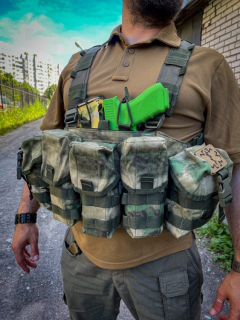 Жилет разгрузочный Sturmer Chest Rig Guardian, A-Tacs FG