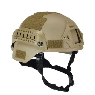 Шлем баллистический MICH PE Helmet With Rails NIJ IIIA, койот