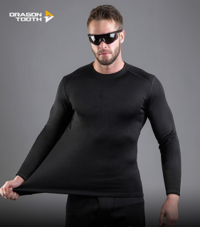 Термофутболка Dragon Tooth Thermal Shirt Level B2 Gen2 L/S, Polar Night Black