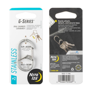 Карабин NiteIze G-Biner #2 Stainless