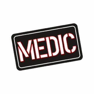 Шеврон FTA на липучке MEDIC 2, PVC, черный