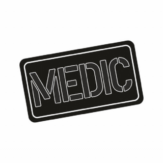 Шеврон FTA на липучке MEDIC, PVC, черный