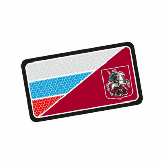 Шеврон FTA на липучке Флаг Москвы, PVC