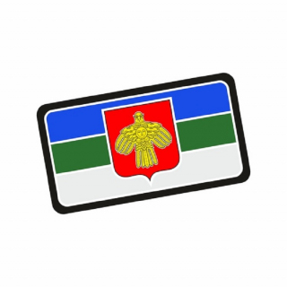 Шеврон FTA на липучке Флаг Коми, PVC