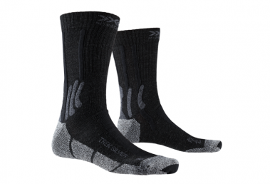 Термоноски X-Bionic X-Socks Trek Silver Opal Black / Dolomite Grey Melange