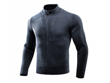 Джемпер Dragon Tooth YH Merino Zip, Battleship Grey