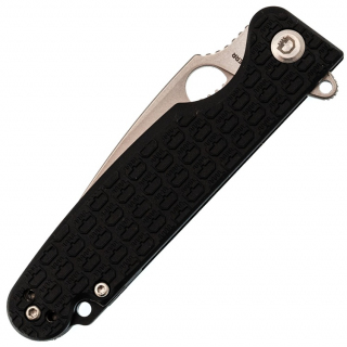 Нож складной Daggerr Piranha DL stonewash, рукоять Black FRN