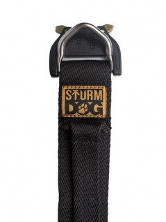 Ошейник 40 мм Cobra D-Ring SturmDog, Black