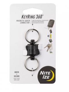 Брелок для ключей NiteIze KeyRing 360 Magnetic Quick Connector