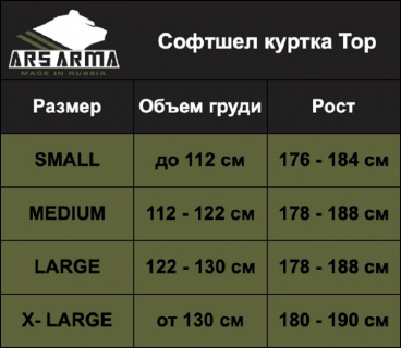 Куртка Ars Arma Софтшел Тор, Multicam