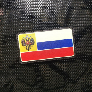 Шеврон FTA на липучке Флаг РФ, PVC