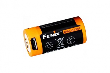 Аккумулятор 16340 FENIX ARB-L16-700UP, micro-USB