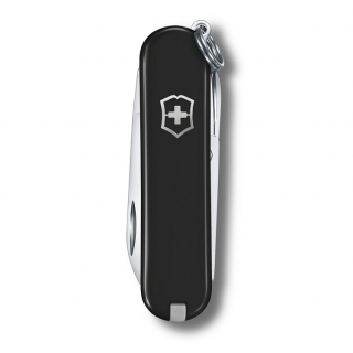 Нож брелок Victorinox Classic SD 0.6223.3G, 7 функций, черный