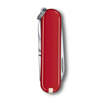 Нож брелок Victorinox Classic SD 0.6223.G, 7 функций, красный