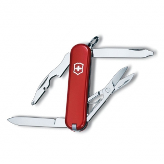 Нож-брелок Victorinox Rambler 0.6363, 10 функций, красный