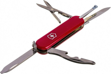 Нож-брелок Victorinox Rambler 0.6363, 10 функций, красный