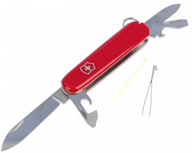 Нож Victorinox Recruit 0.2503, 10 функций, красный