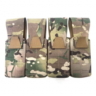 Подсумок Gear Craft автоматный жесткий 4-1 с клапаном на велкро, Multicam