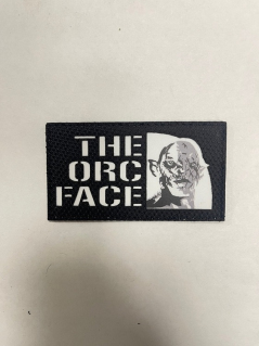 Шеврон на липучке The orc face