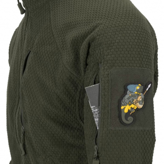 Куртка флисовая Helikon Alpha Tactical Grid Fleece, Olive Green