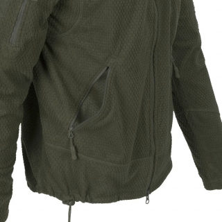 Куртка флисовая Helikon Alpha Tactical Grid Fleece, Olive Green