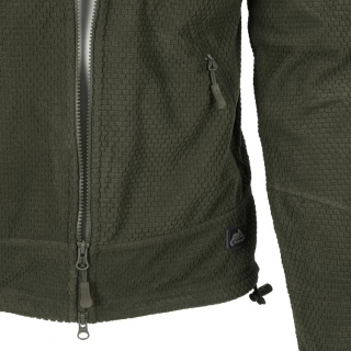 Куртка флисовая Helikon Alpha Tactical Grid Fleece, Olive Green
