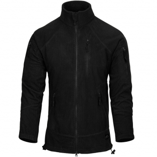 Куртка флисовая Helikon Alpha Tactical Grid Fleece, Black