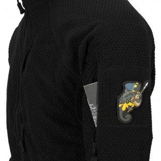 Куртка флисовая Helikon Alpha Tactical Grid Fleece, Black