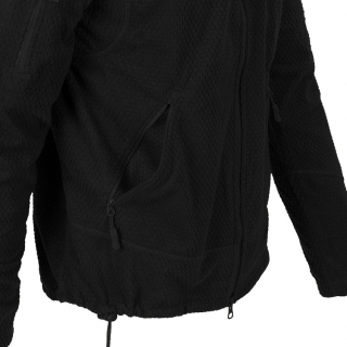 Куртка флисовая Helikon Alpha Tactical Grid Fleece, Black