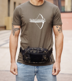 Сумка поясная ArmyStroll Bandicoot, Multicam Black