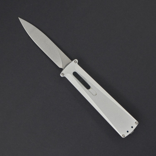 Нож складной Daggerr Кощей слим, сталь D2 SW, рукоять Silver