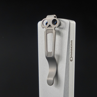 Нож складной Daggerr Кощей слим, сталь D2 SW, рукоять Silver
