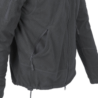 Куртка флисовая Helikon Alpha Tactical Grid Fleece, Shadow Grey