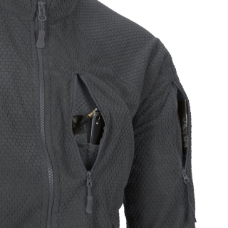 Куртка флисовая Helikon Alpha Tactical Grid Fleece, Shadow Grey