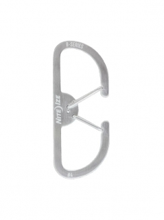 Карабин NiteIze B-Series #4 Dual, Stainless