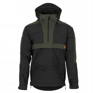 Анорак Helikon WOODSMAN, Black / Taiga Green