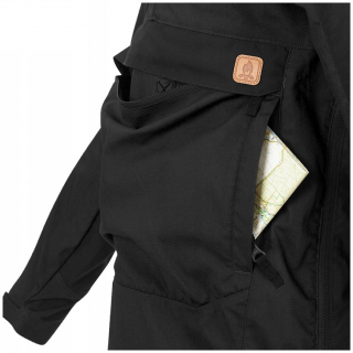 Анорак Helikon WOODSMAN, Black / Taiga Green