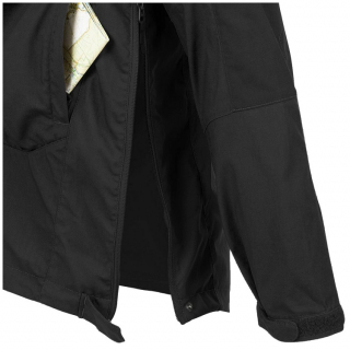 Анорак Helikon WOODSMAN, Black / Taiga Green
