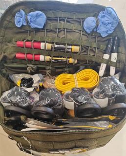 Групповая медицинская укладка Not Today, олива