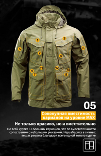 Куртка Dragon Tooth Tactical Peacoat G4, Brown