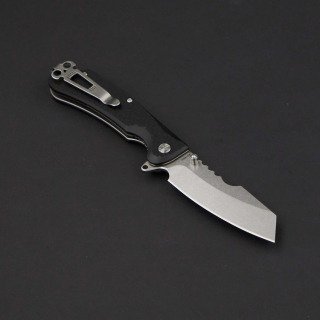 Нож складной Daggerr Rhino stonewash, рукоять Black FRN